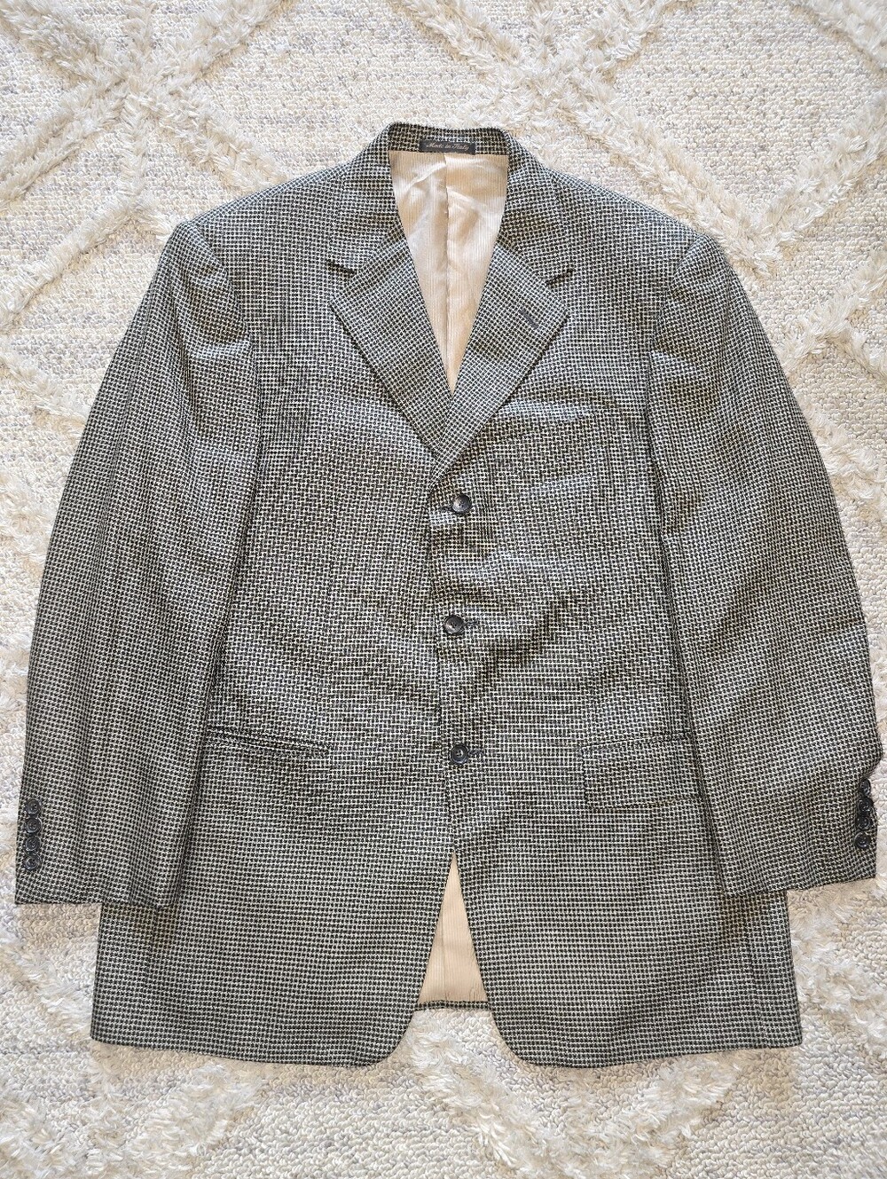 Pal Zileri Italian Luxury Silk and Wool Blazer 3 Button Gruppo Forall size 42